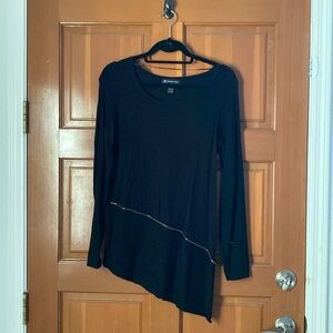 INC International Concepts Light Weight Black Sweater